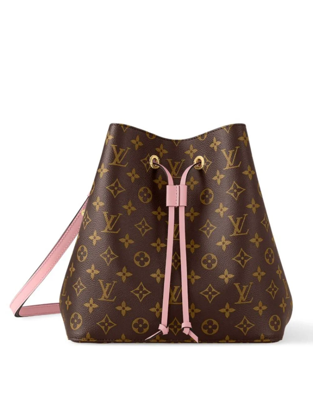 💯Authentic 🌹 Louis Vuitton 🌹 Monogram Neonoe MM Rose Poudre, M44022